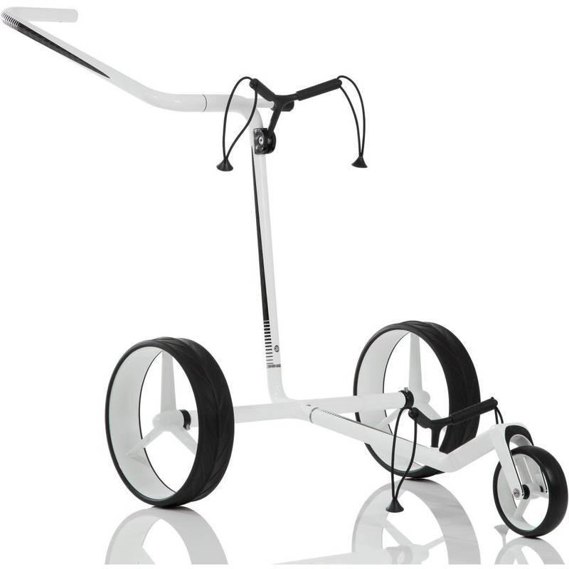 Obrázok ku produktu Manuálny golfový vozík  JuCad Carbon black-white