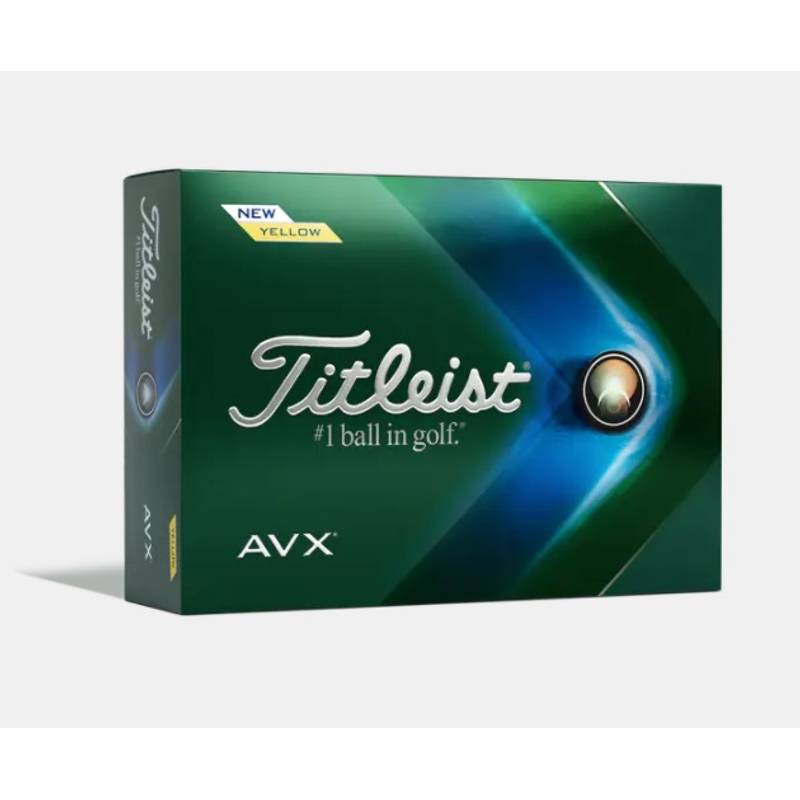 Obrázok ku produktu Golf balls Titleist AVX 22 Yellow 3-pack