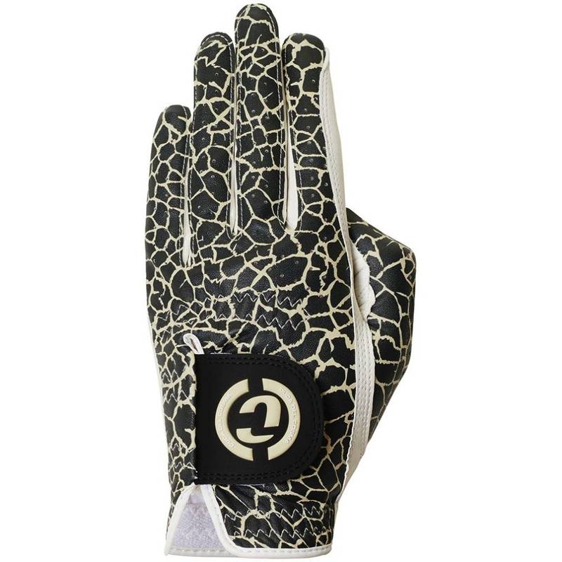 Obrázok ku produktu Ladies golf glove Duca del Cosma- Designer Pro Giraffe right-handed white/black
