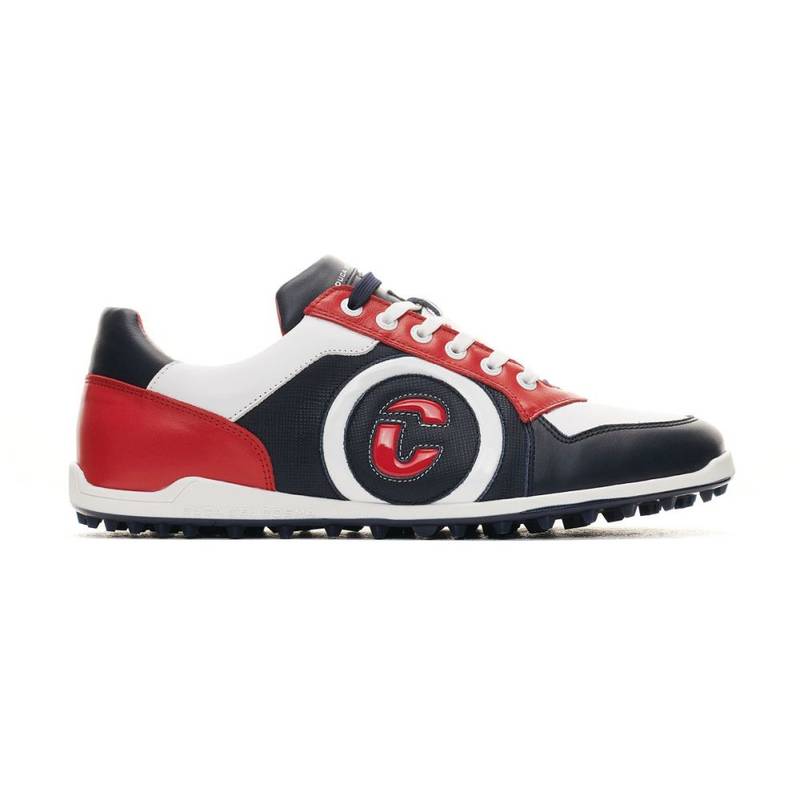 Obrázok ku produktu Mens golf shoes Duca Del Cosma  Kuba 2.0 navy-white-red