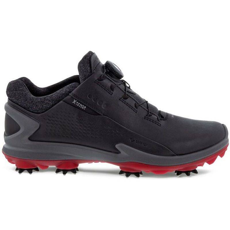 Obrázok ku produktu Pánské golfové boty Ecco GOLF BIOM G3 Gore-tex 
černo-červené