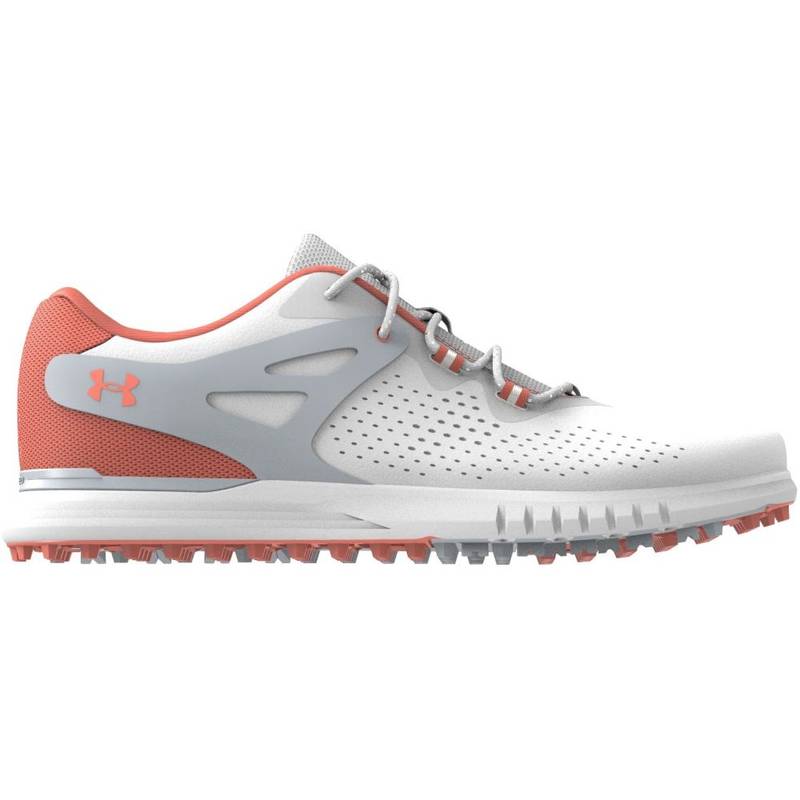 Obrázok ku produktu Dámske golfové topánky Under Armour Charged Breathe SL bielo/oranžové