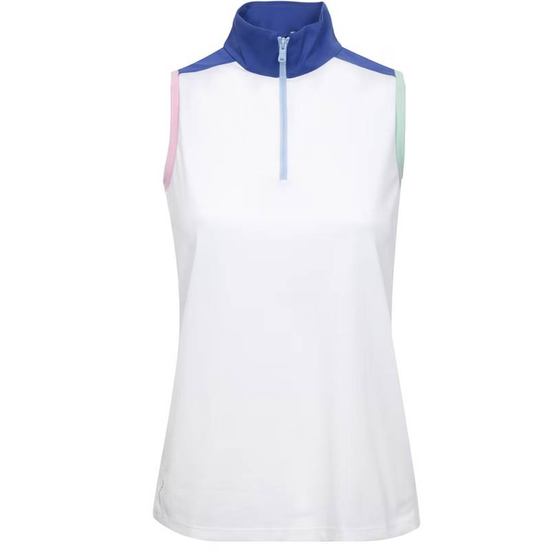 Obrázok ku produktu Ladies T-shirt Ralph Lauren RLX GOLF TRI 1/4ZP S/L white