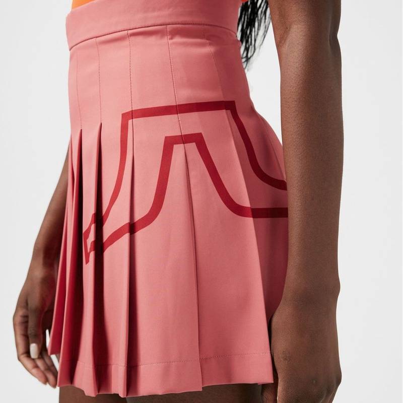 Obrázok ku produktu Dámska sukňa J.lindeberg Naomi Bridge Golf marhuľová
