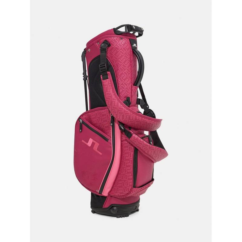 Obrázok ku produktu Unisex golfový bag J.Lindeberg Play ST Stand ružový/ružový monogram