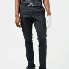 Obrázok ku produktu Pánske nohavice J.Lindeberg Tim Golf čierne s potlačou monogramu