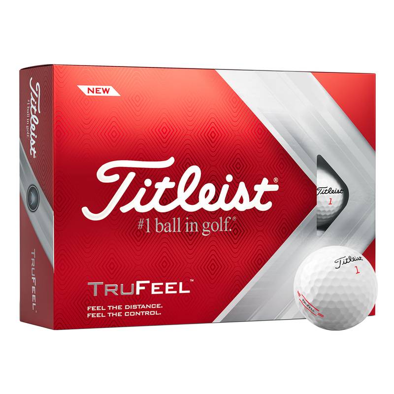 Obrázok ku produktu Golf balls Titleist TruFeel 2022 - 3-pack, white
