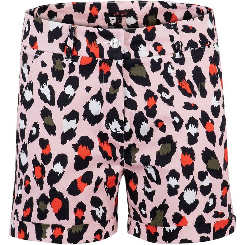 Obrázok ku produktu Dámske šortky Girls Golf CAMOLIKE ružové/maskáčový vzor