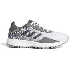 Obrázok ku produktu Juniorské golfové topánky adidas golf JR S2G SL bielo-šedé