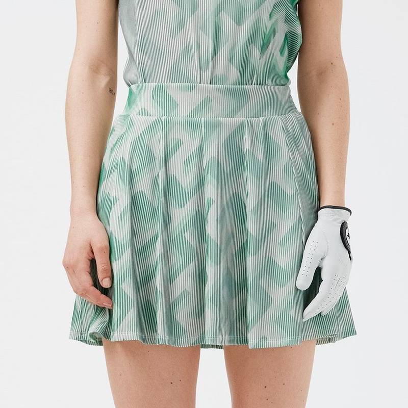 Obrázok ku produktu Dámska sukňa J.Lindeberg Jolie 3D Print Golf zelená