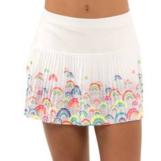 Obrázok ku produktu Dievčenská sukňa Lucky in Love OVER THE RAINBOW PLEATED SKIRT biela s dúhami