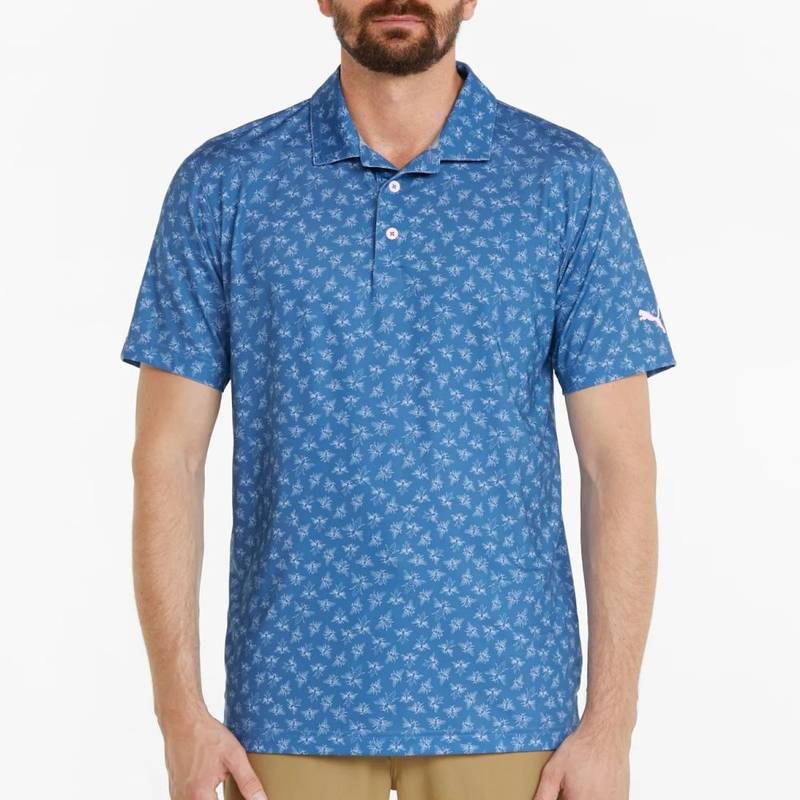 Obrázok ku produktu Mens Polo-Shirt Puma Golf Mattr Pollination blue