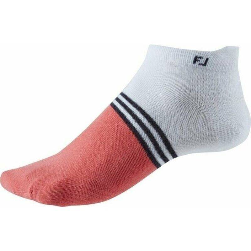 Obrázok ku produktu Women's socks Footjoy PRODRY LTWT ROLLTAB white/pink