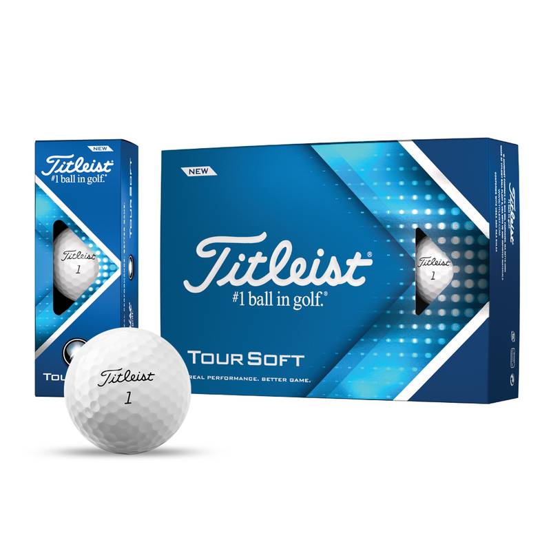 Obrázok ku produktu Golf balls Titleist Tour Soft 22, 3-pack white