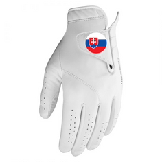 Obrázok ku produktu Pánska golfová rukavica Callaway Golf Tour Authentic ľavácka/na pravú ruku, markovátko s SK vlajkou
