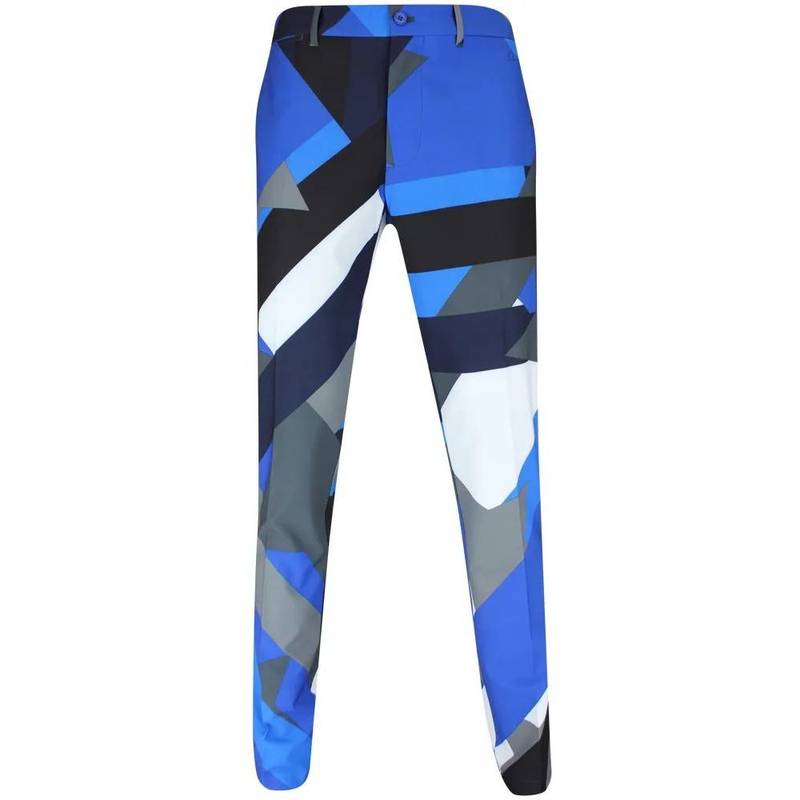 Obrázok ku produktu Pánske nohavice J.Lindeberg Golf Blue Print modré/vzor patchwork