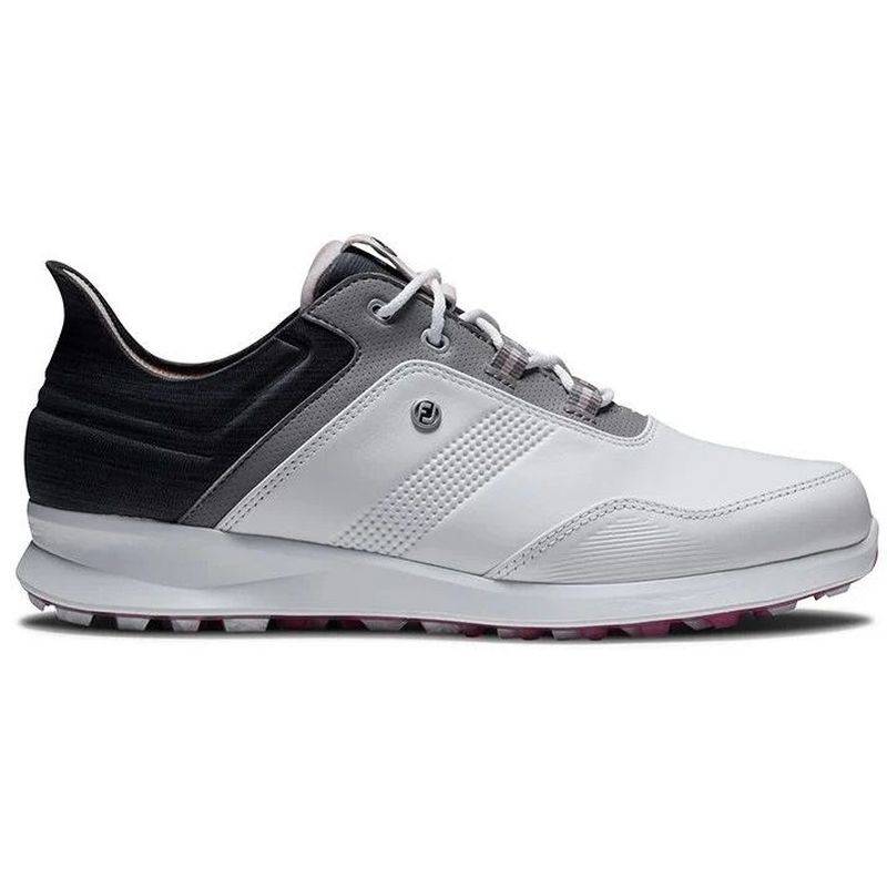 Obrázok ku produktu Dámské golfové boty Footjoy Stratos Wht/Blk/Pnk rozšířený střih
