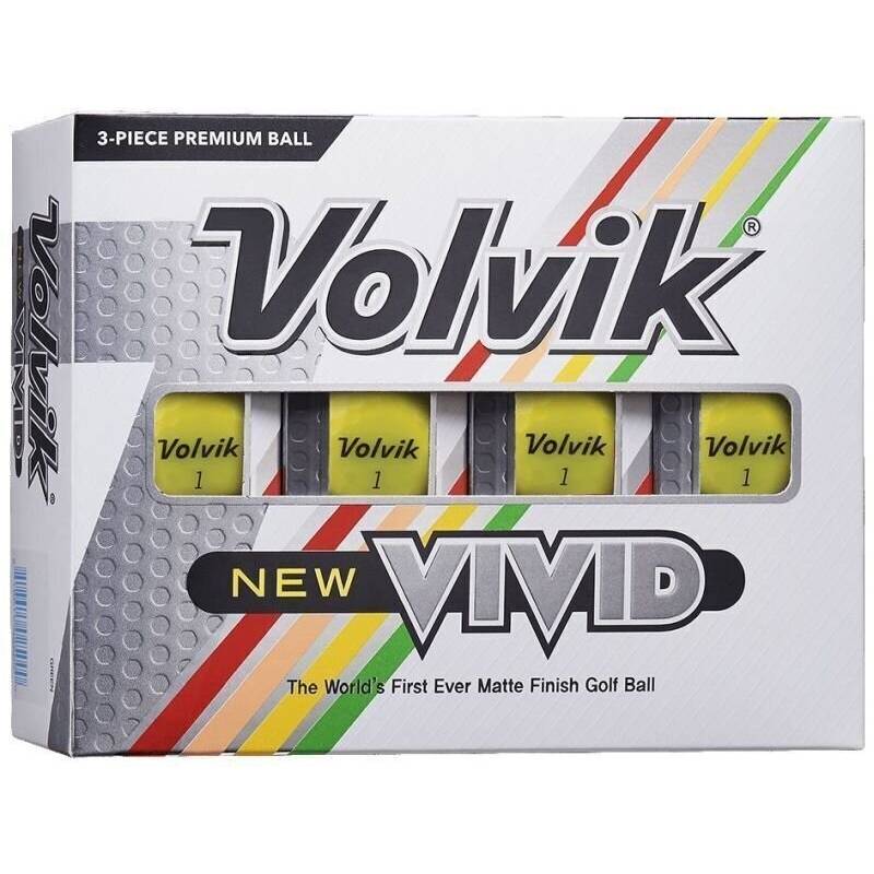 Obrázok ku produktu Golfové míčky Volvik Vivid 22 Yellow 3-bal.