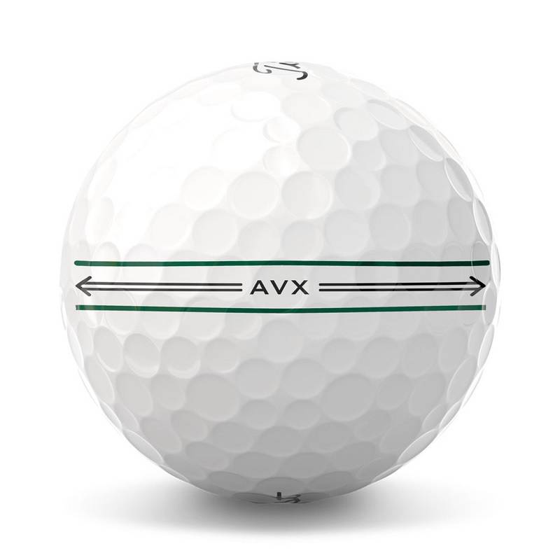 Obrázok ku produktu Golfové míčky Titleist AVX 22 White ALIGNMENT (pro lepší zamíření),  3-bal.
