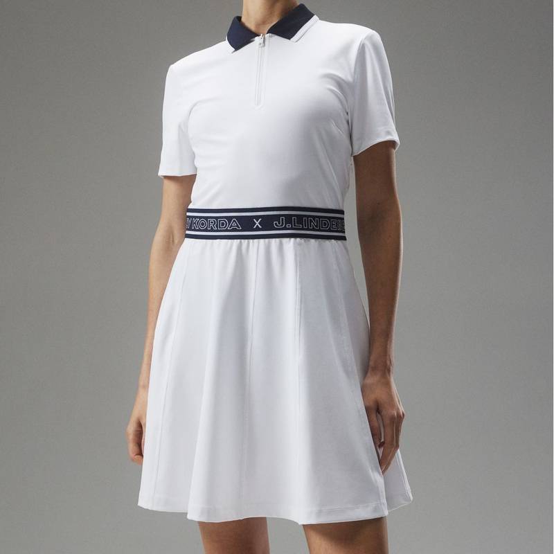 Obrázok ku produktu Dámske šaty J.Lindeberg Nelly Korda Golf Shirt biele