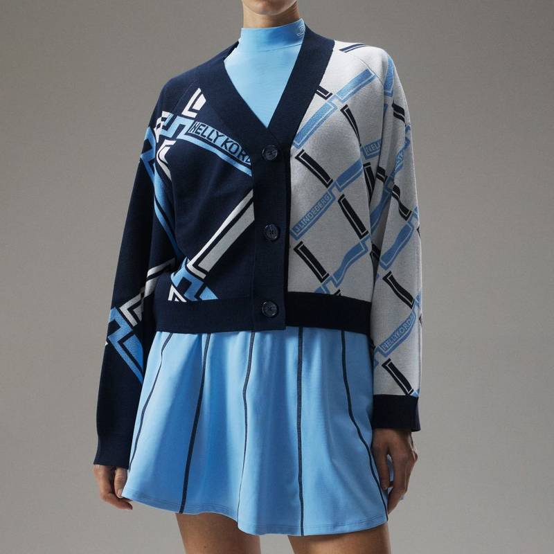Obrázok ku produktu Dámsky sveter J.lindeberg Nelly Korda Golf Knitted modrý