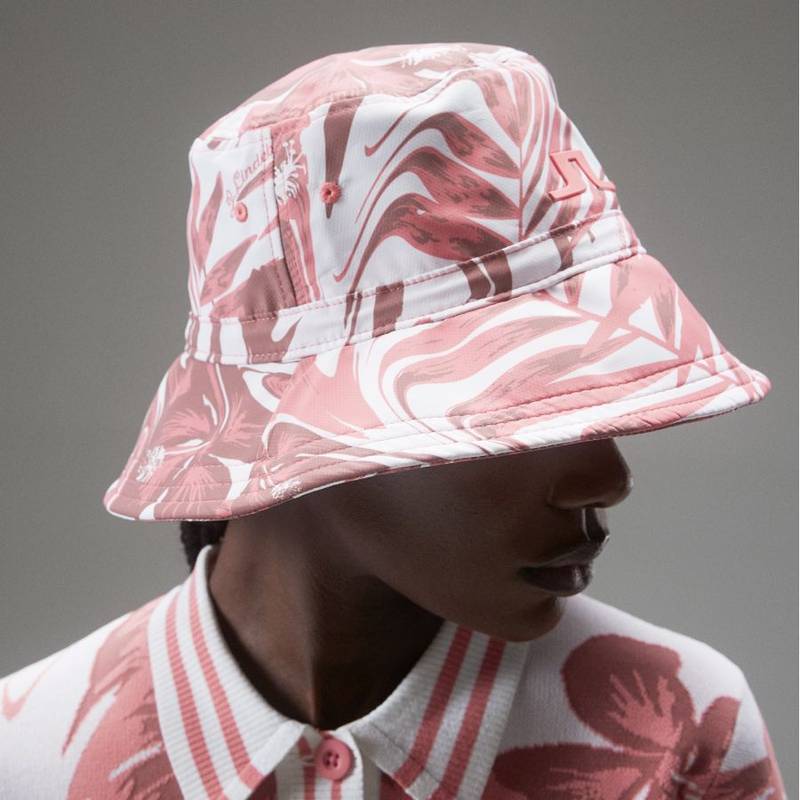 Obrázok ku produktu Dámsky klobúk J.Lindeberg Siri Print Golf ružový potlač Hibiscus