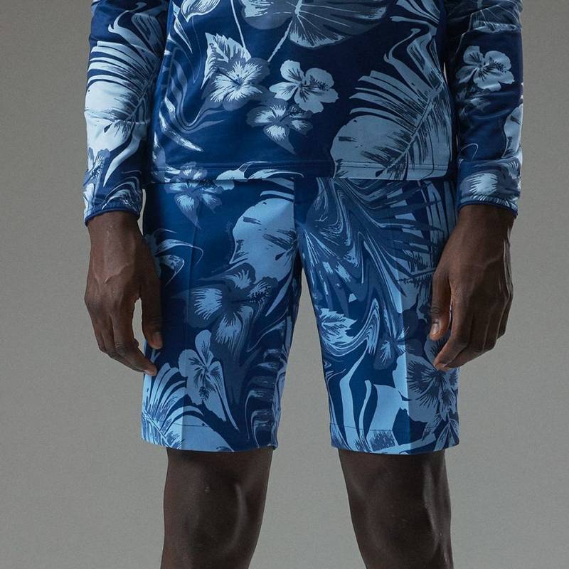 Obrázok ku produktu Pánske šortky J.Lindeberg Golf Eloy Print Shorts Hibiscus Blue
