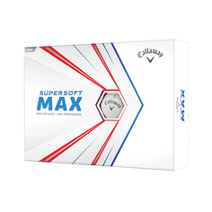 Obrázok ku produktu Golfové loptičky Callaway SuperSoft MAX 21, 3-balenie, biele - väčšie loptičky