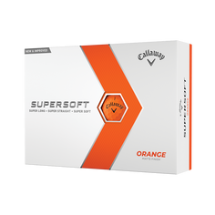 Obrázok ku produktu Golfové loptičky Callaway Supersoft Matte Orange 23, matné oranžové, 3-balenie