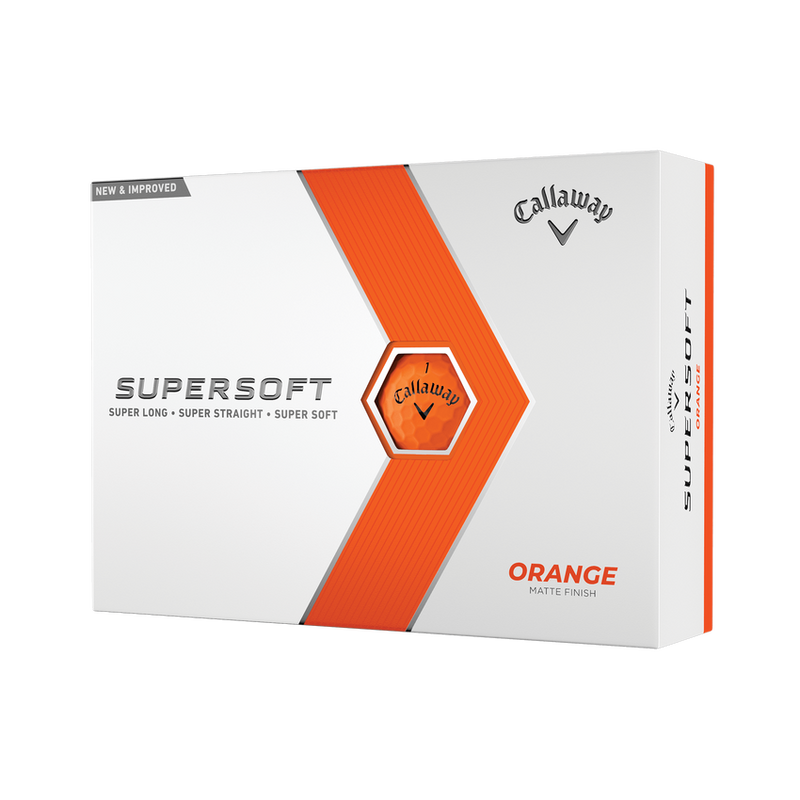 Obrázok ku produktu Golfové loptičky Callaway Supersoft Matte Orange 23, matné oranž
