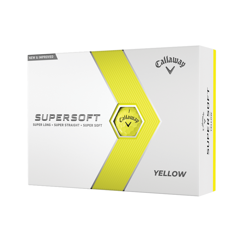 Obrázok ku produktu Golfové loptičky Callaway Supersoft Yellow 23,  3-balenie, žlté