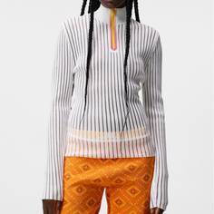Obrázok ku produktu Dámsky sveter J.Lindeberg Golf Roxy Knitted biely/oranžový