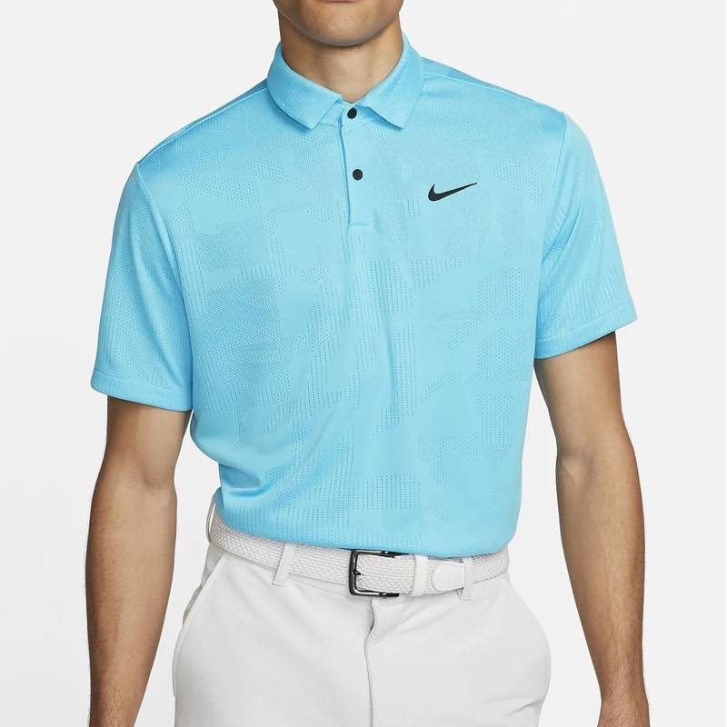 Obrázok ku produktu Pánska polokošeľa Nike Golf Dri-Fit TOUR JACQUARD modrá
