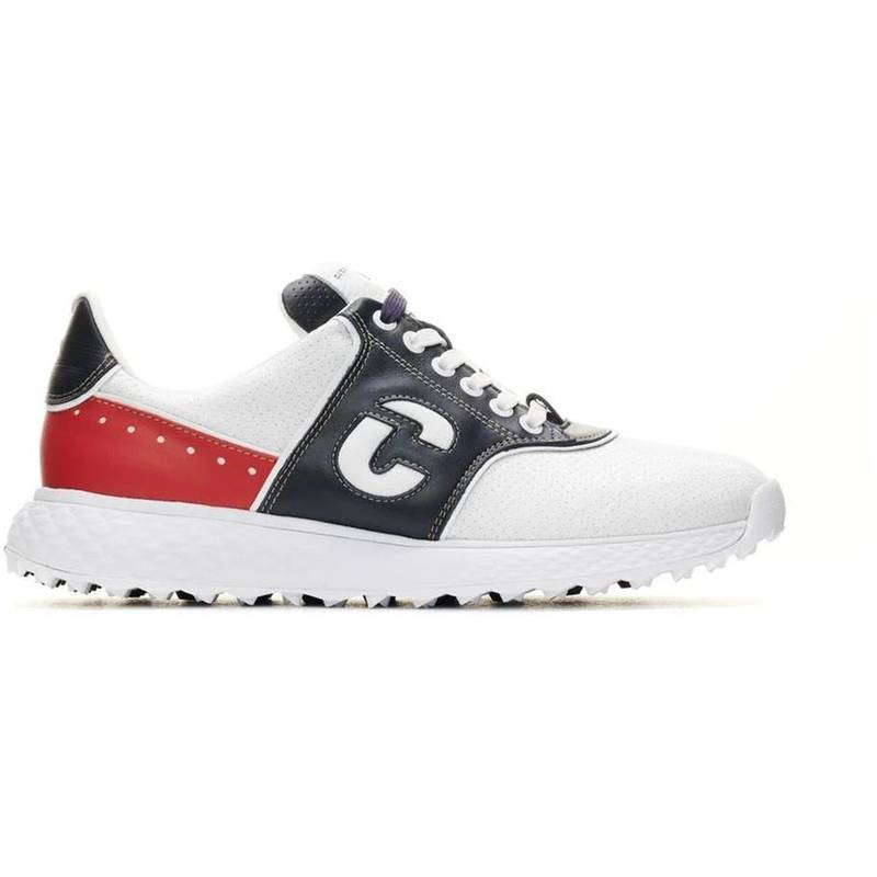 Obrázok ku produktu Men's golf shoes Duca Del Cosmo Positano white/navy/red