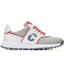 Obrázok ku produktu Pánske golfové topánky Duca Del Cosma Positano bielo-šedo-červené