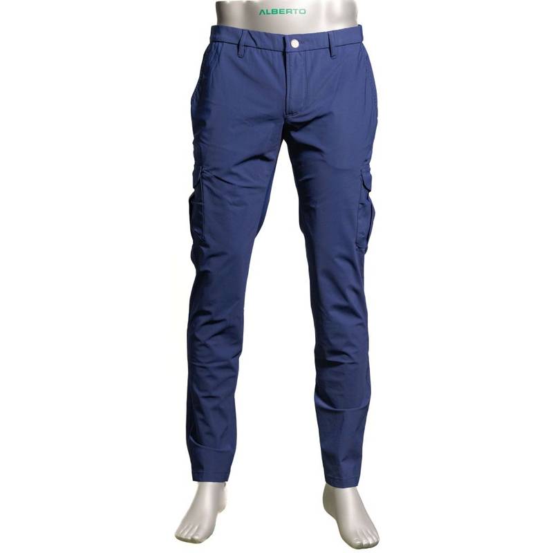 Obrázok ku produktu Pánské golfové kalhoty Alberto WIND-G z nového materiálu Revolutional Water Repellent modré
