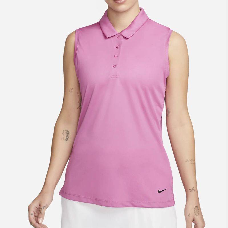 Obrázok ku produktu Dámska polokošeľa Nike Golf Dri-Fit Victory SL Solid ružová
