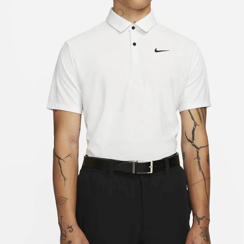 Obrázok ku produktu Pánska polokošeľa Nike Golf Dri-Fit ADV TOUR CAMO biela