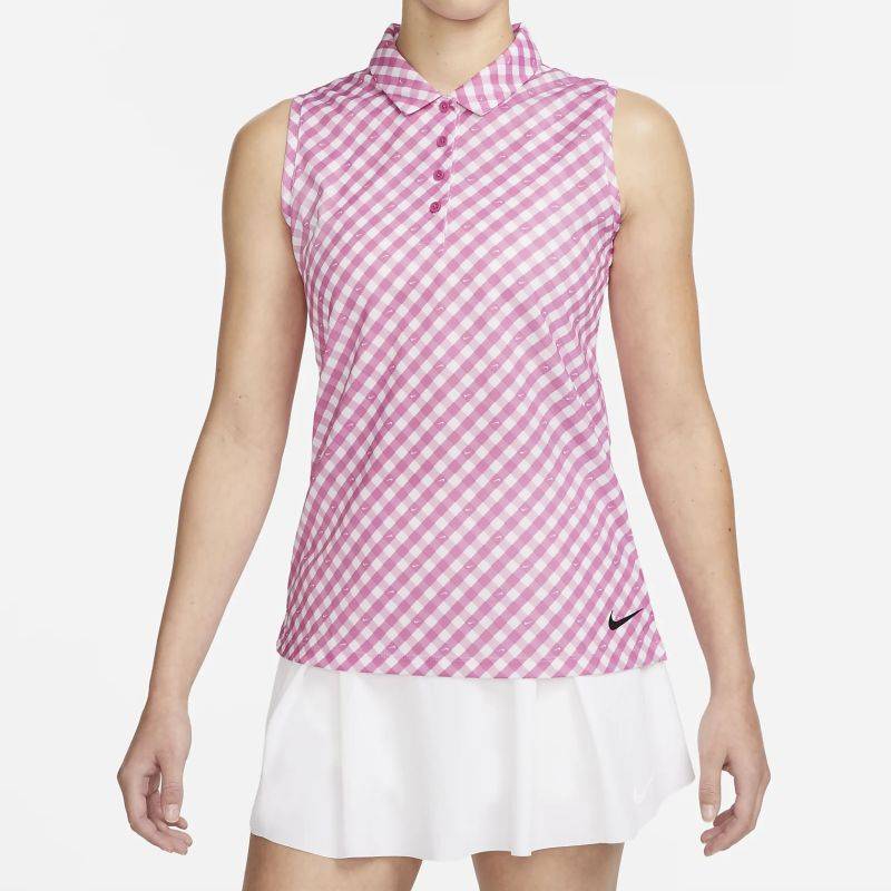 Obrázok ku produktu Dámska polokošeľa Nike Golf Dri-Fit Victory SL PRINT ružová
