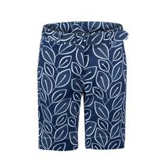 Obrázok ku produktu Dámske šortky Girls Golf NAVY LEAVES allover print modré