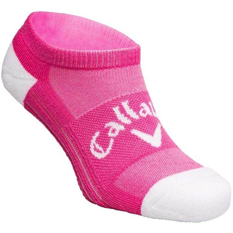 Obrázok ku produktu Dámske ponožky Callaway Golf OptiDri Low II biele/ružové