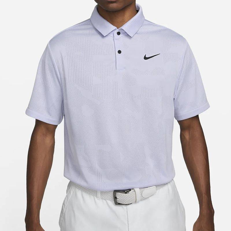 Obrázok ku produktu Pánska polokošeľa Nike Golf Dri-Fit TOUR JACQUARD oxygen purple