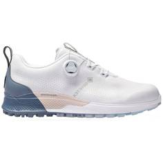Obrázok ku produktu Pánske golfové topánky Mizuno Genem WG GTX BOA biele/modrá podrážka