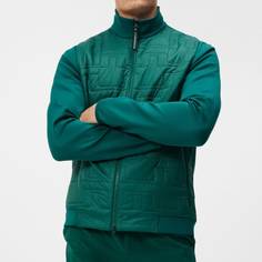 Obrázok ku produktu Pánská bunda J.Lindeberg Quilt Hybrid Jacket Rain Forest