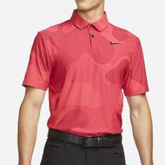 Obrázok ku produktu Pánska polokošeľa Nike Golf Dri-Fit ADV TOUR CAMO červená