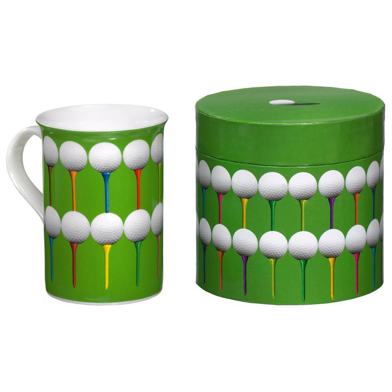 Obrázok ku produktu Unisex golf coffee mug in a Ball on Tee gift box