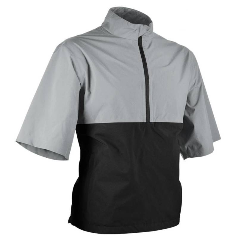 Obrázok ku produktu Nepremokavá pánska bunda Monsoon s krátkym rukávom Platinum/Black