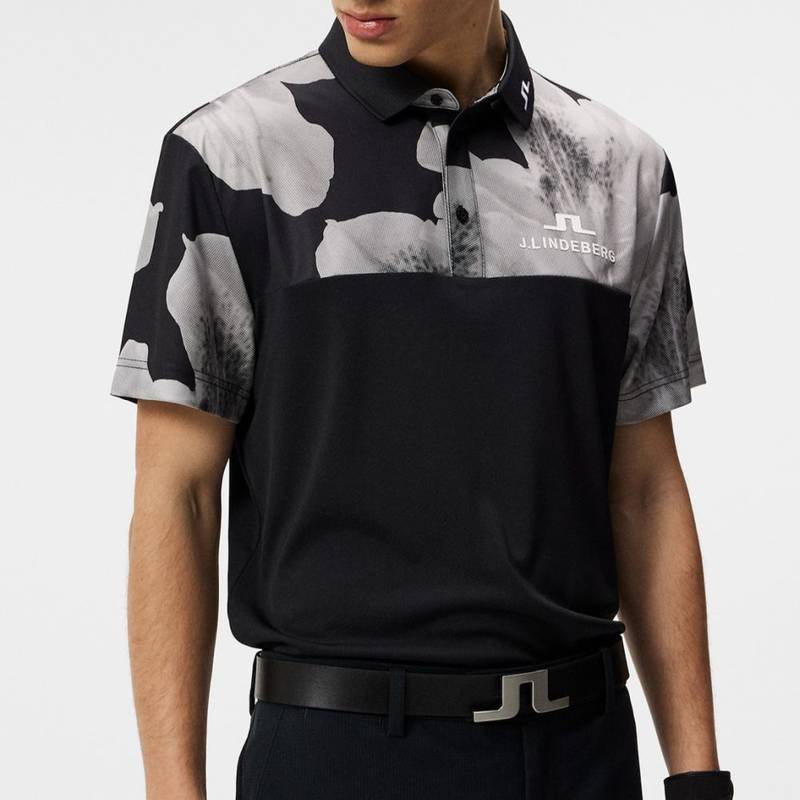 Obrázok ku produktu Men's polo shirt J.Lindeberg Golf Jeff Tour black