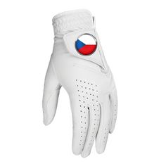 Obrázok ku produktu Pánska golfová rukavica Callaway Golf Dawn Patrol, s markovatkom - vlajka ČR, ľavá strana