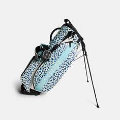 Obrázok ku produktu Golfový bag J. Lindeberg Play Stand bag tyrkysová leopardia potlač